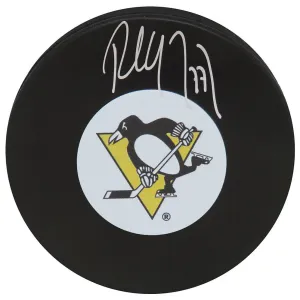 Paul Coffey Signed Pittsburgh Penguins Logo Hockey Puck - (SCHWARTZ SPORTS COA)