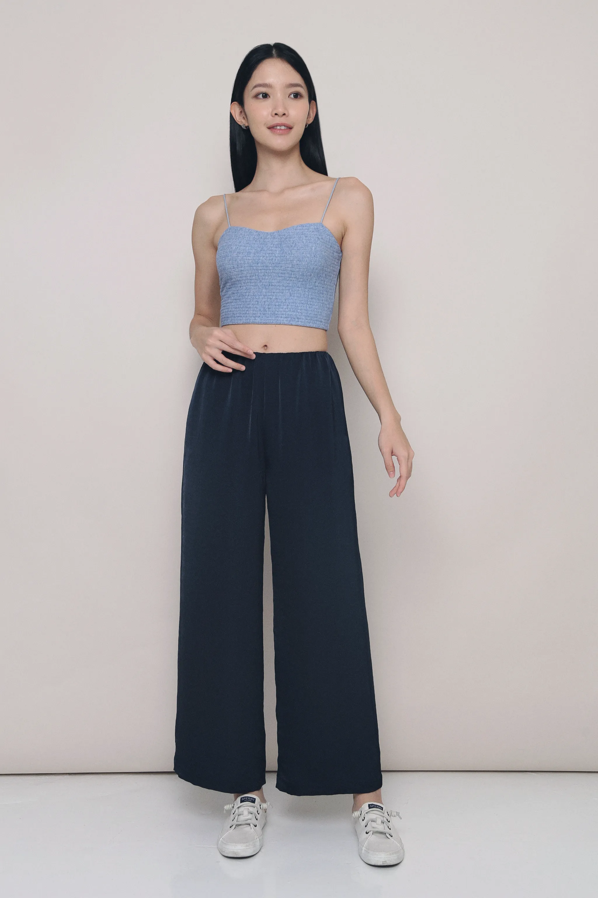 Petite Daydreamer Wide Leg Pants Navy