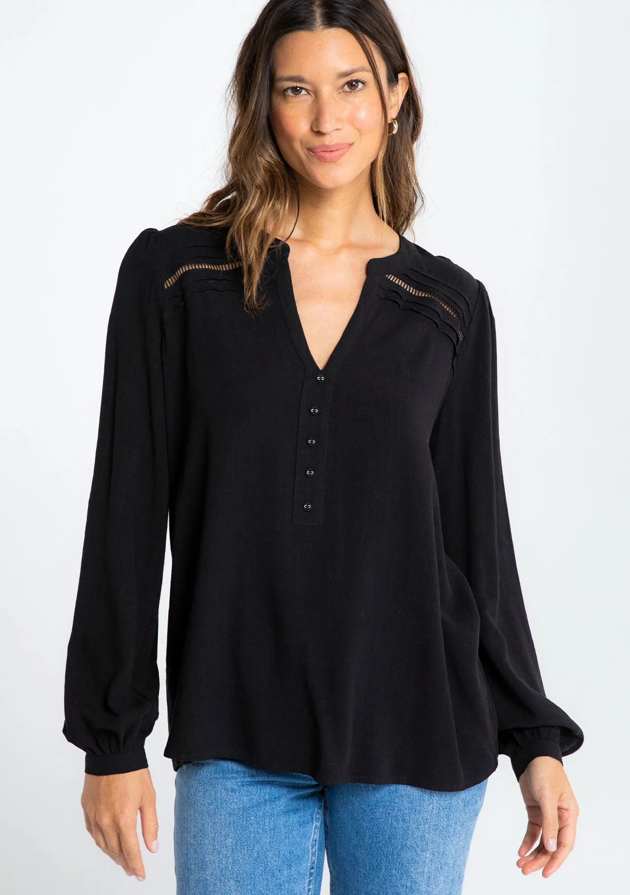 Pippa Linen Blend Blouse