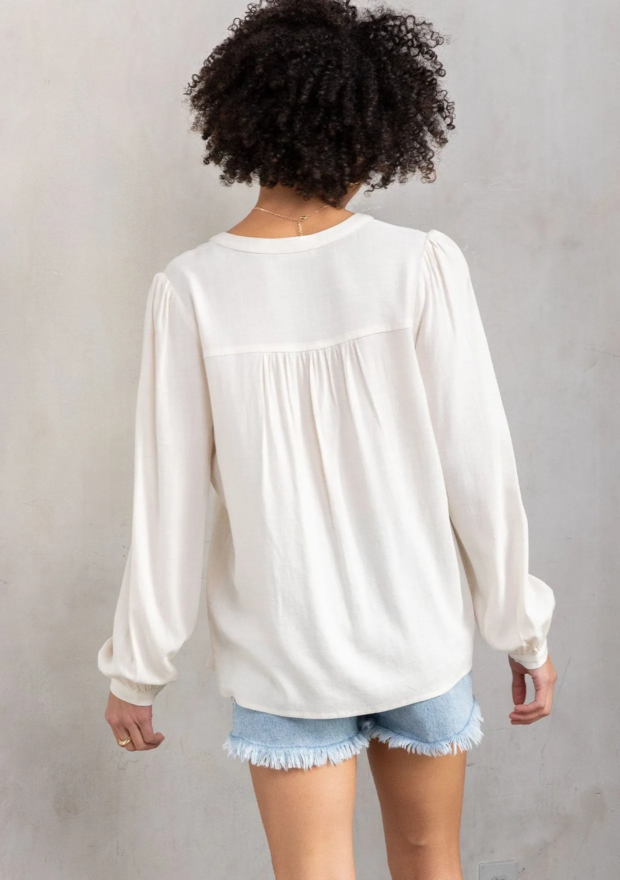Pippa Linen Blend Blouse