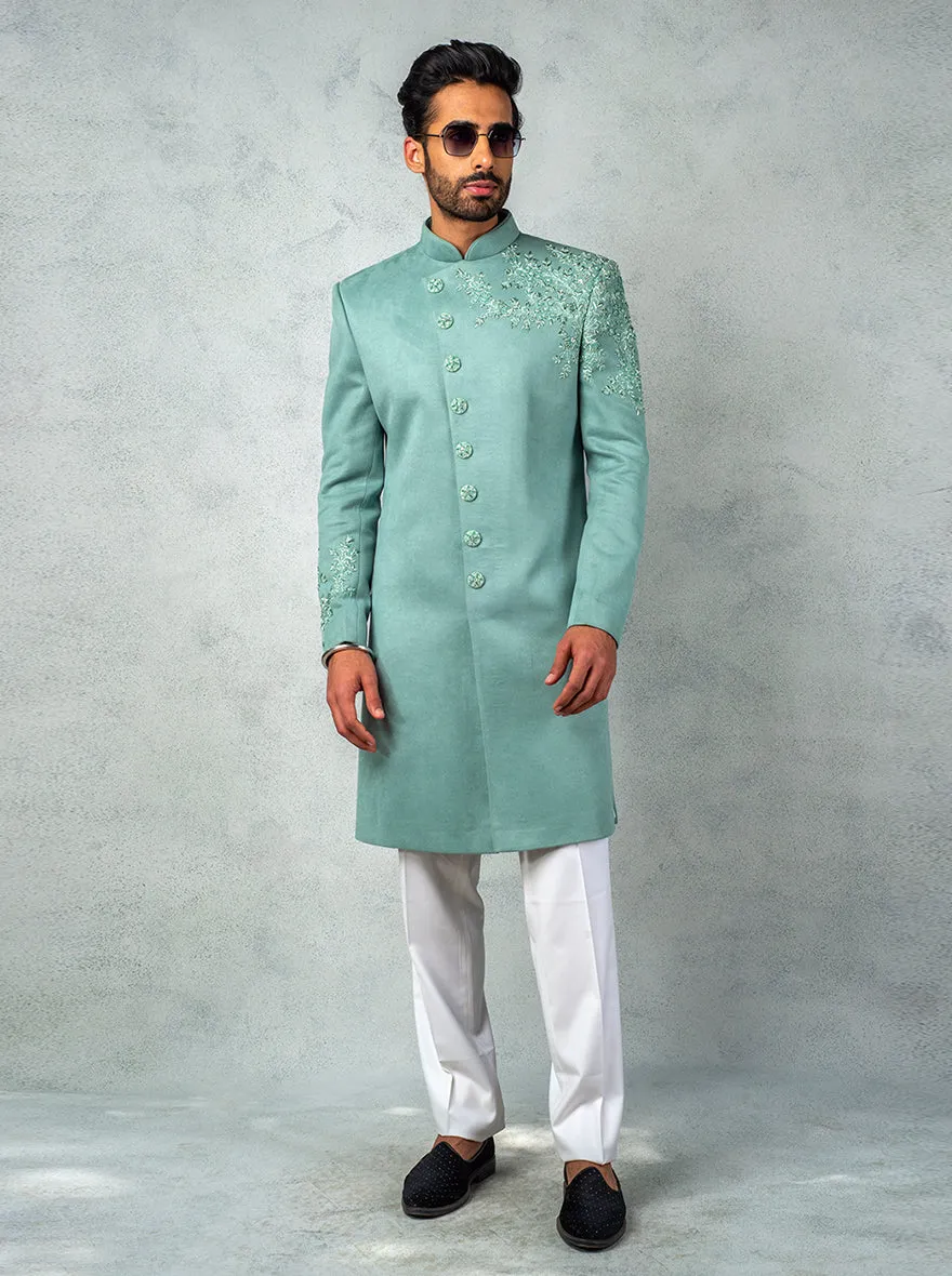 Pista Green Indowestern | Azania