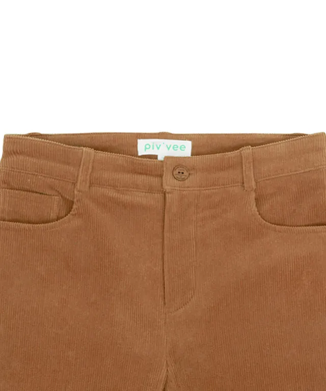 PIV'VEE Classic Corduroy Trousers - Squirrel Brown
