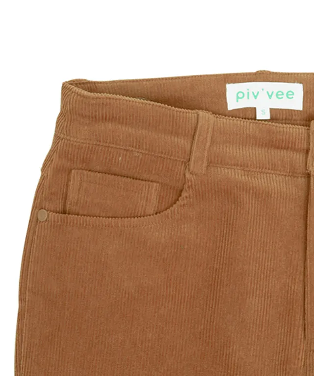 PIV'VEE Classic Corduroy Trousers - Squirrel Brown