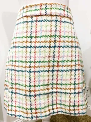 Plaid H-Line Skirt