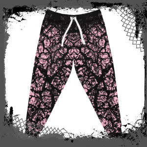 PNK/BLK Unisex "Frac'd" Joggers