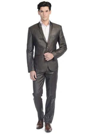 Poly Viscose Brown Suit