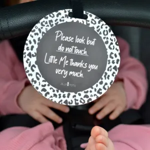 Pram Tag | Please Don't Touch Baby Sign | Germ Tag | Leopard Print