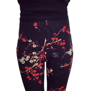 Print Flower Leggings Leggins Plus Size Legins Guitar Plaid Thin Nine Pant Fashion Women Clothing Trousers K092