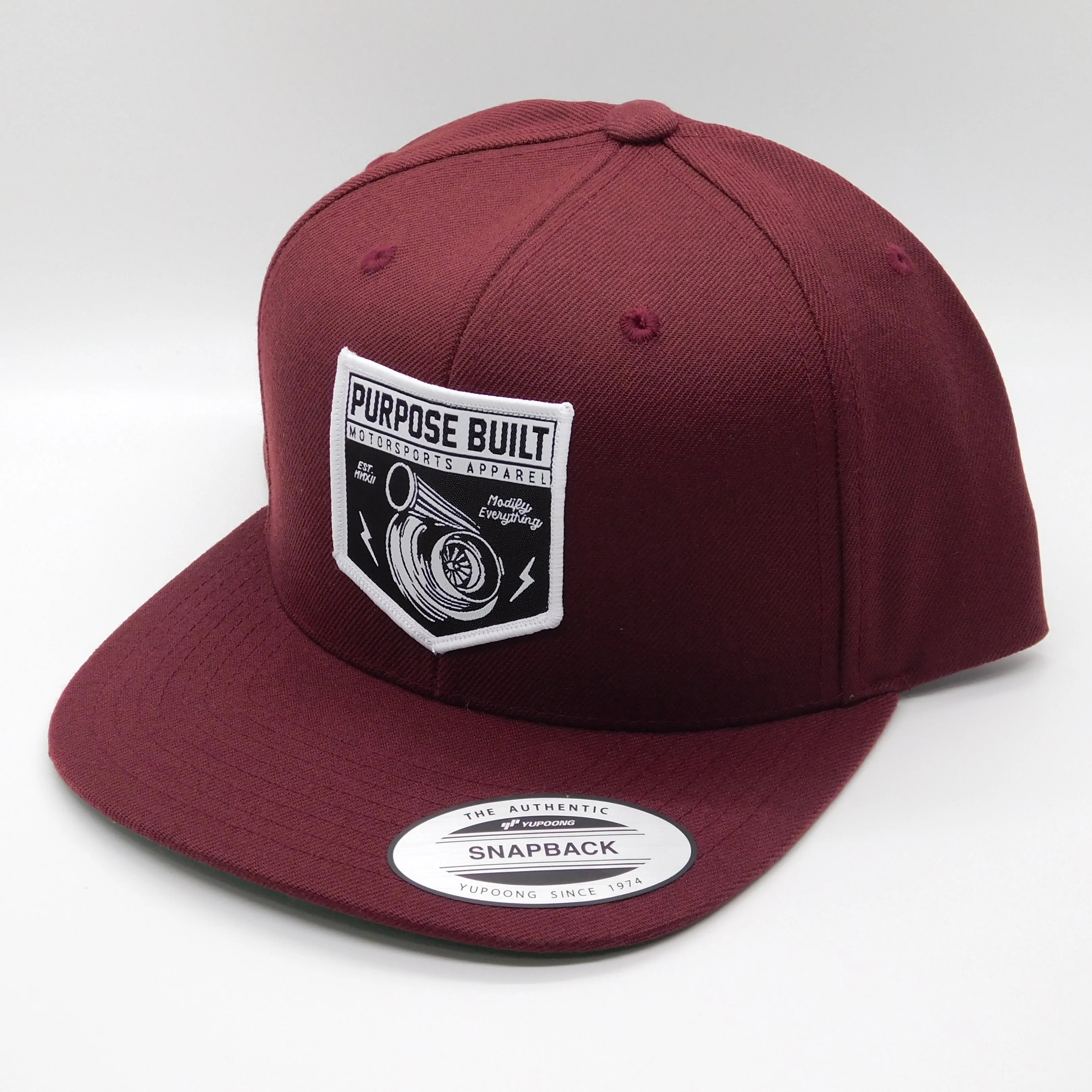 PURPOSE BUILT "SCRAMBLE" CLASSIC SNAPBACK MAROON