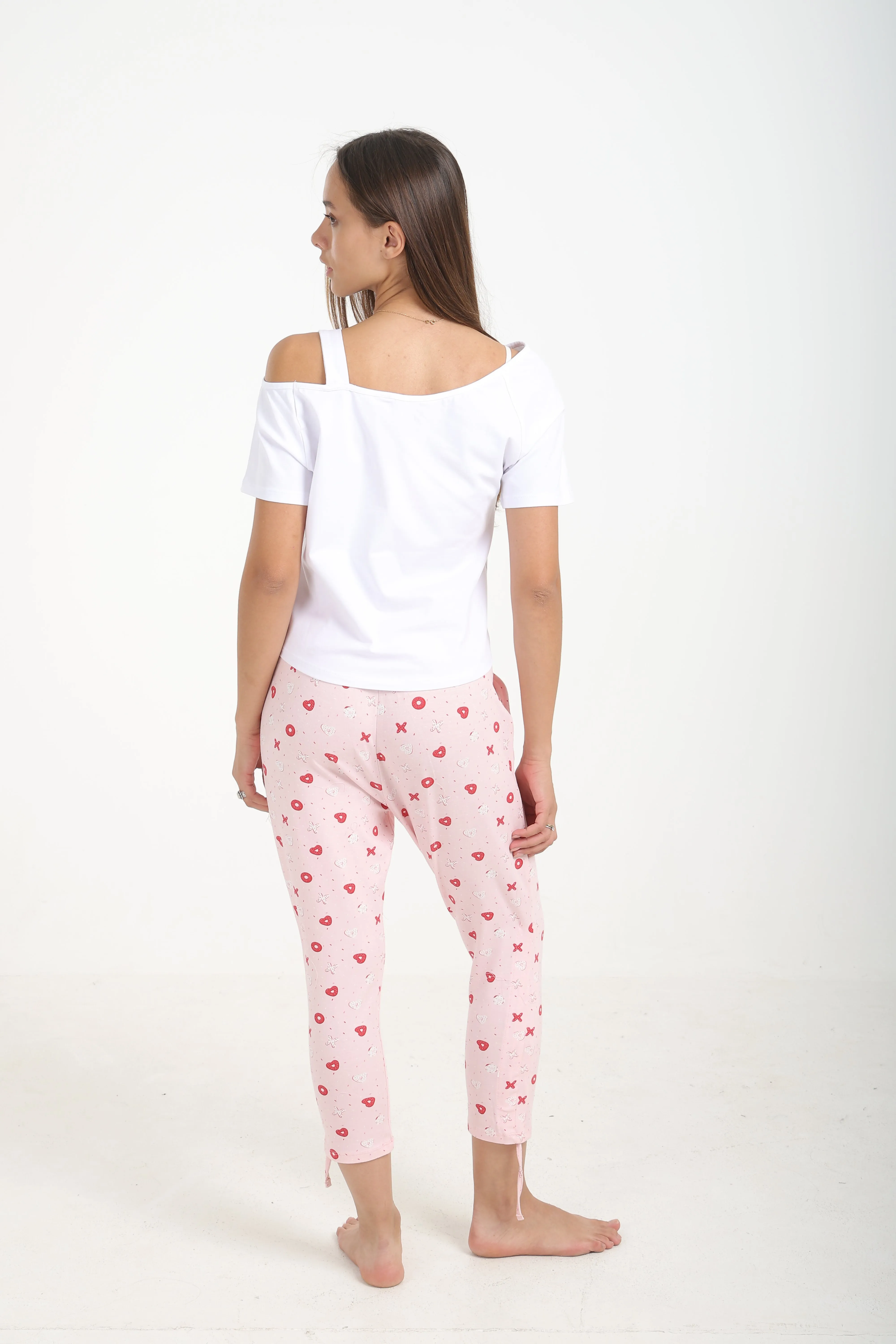 Pyjama Set with Capri Pants