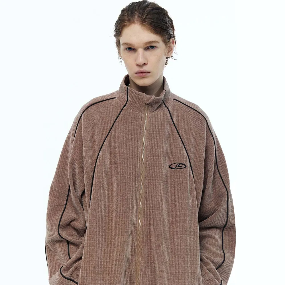 Retro Solid Color Corduroy Jacket