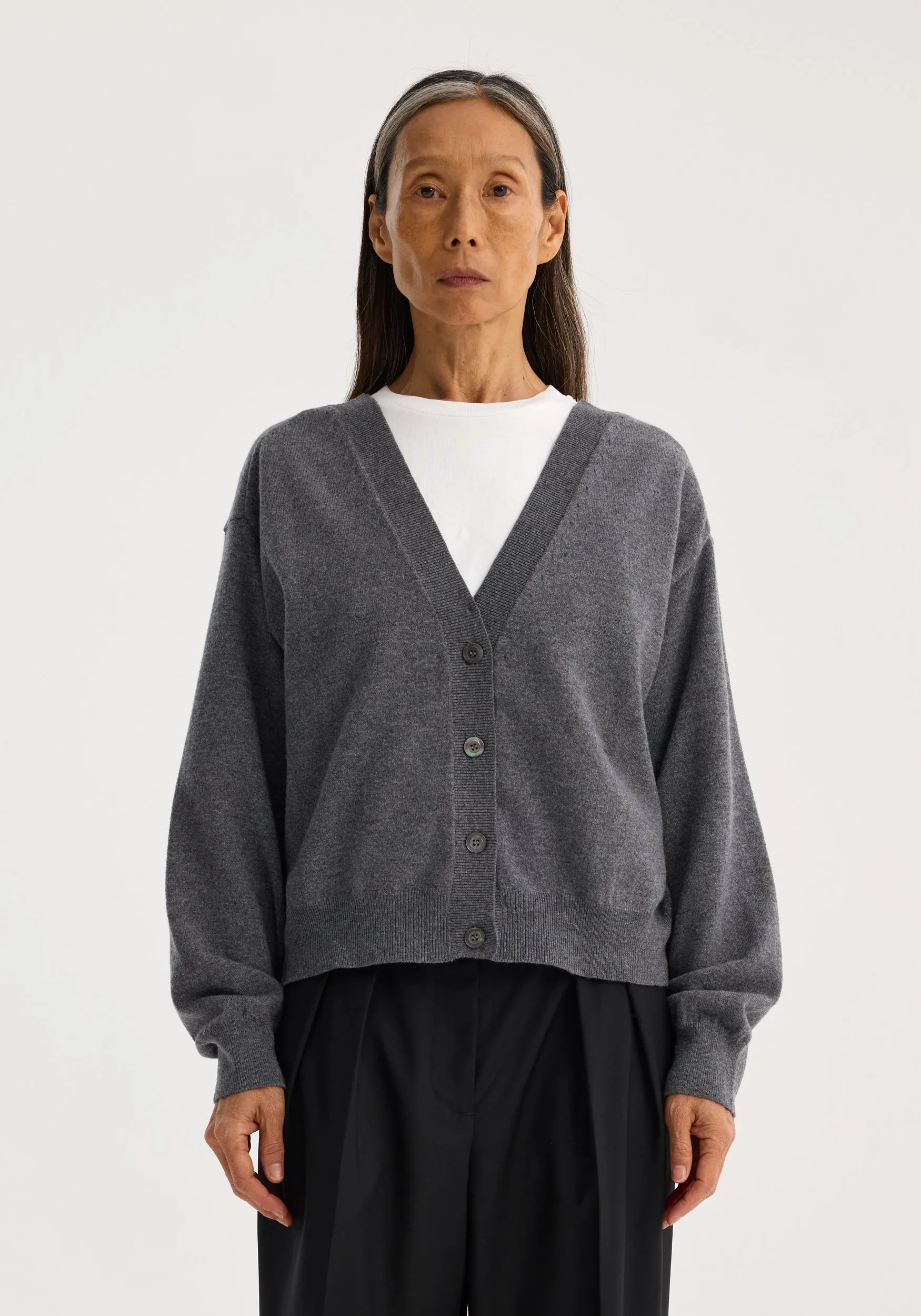 Reversed Open Back Cardigan