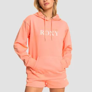 Roxy Surf Stoked Pullover Hoodie Papaya Punch - Womens