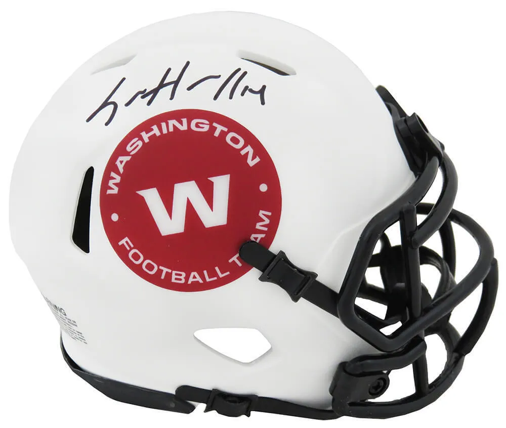 Sam Howell Signed Washington (WFT) Lunar Riddell Speed Mini Helmet - (SS COA)