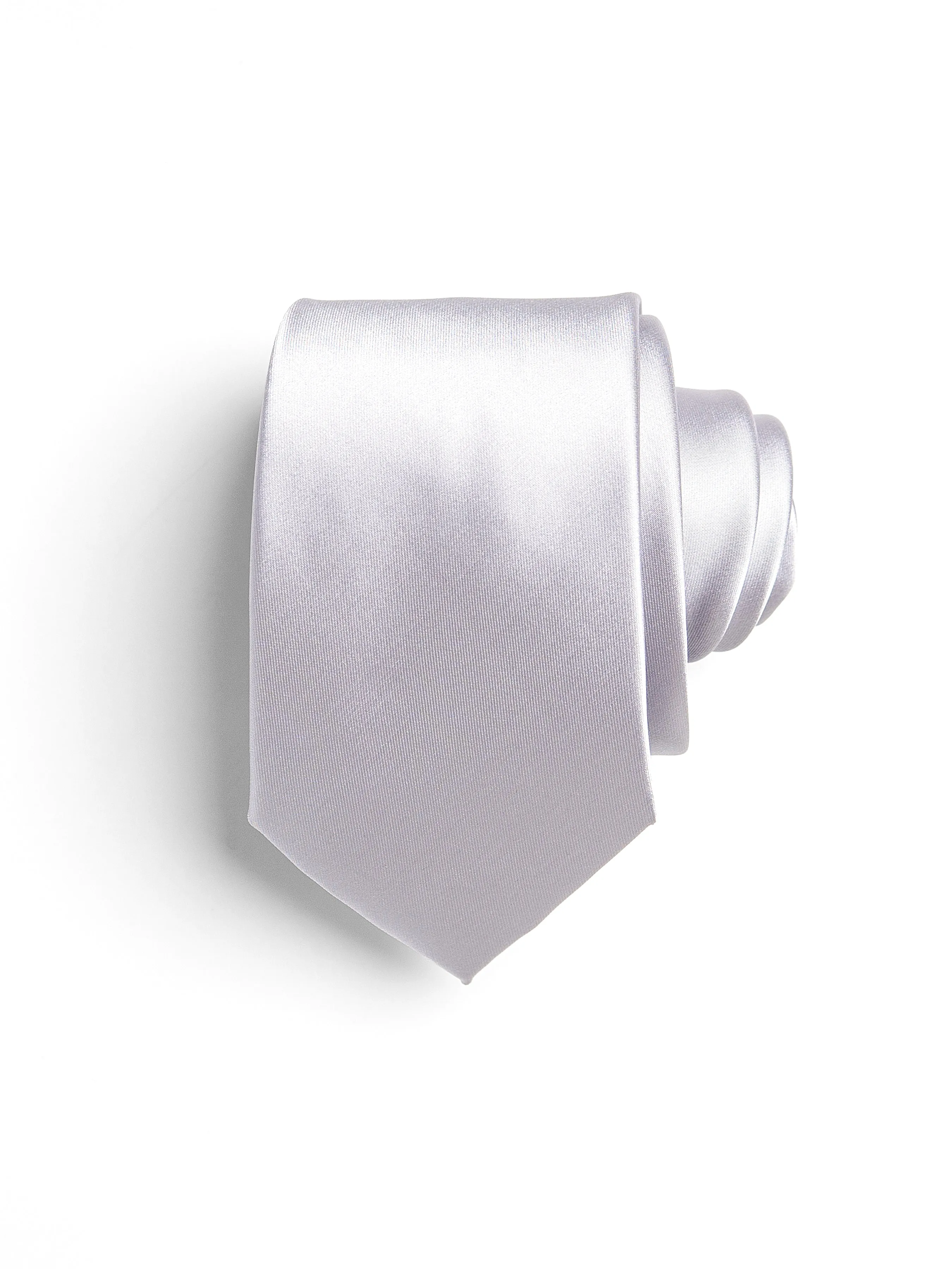 Satin Tie - Silver