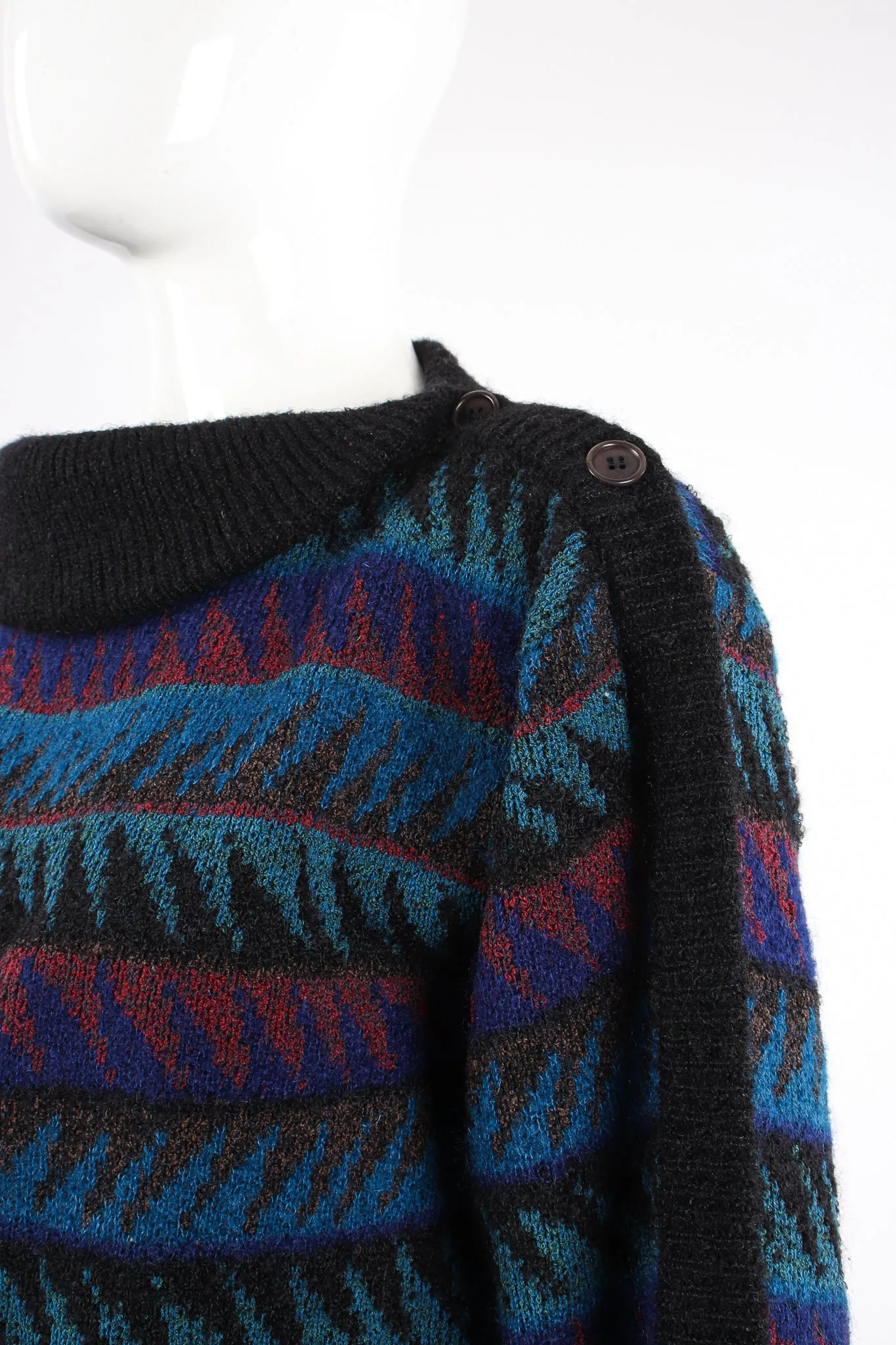 Sawtooth Stripe Bateau Sweater