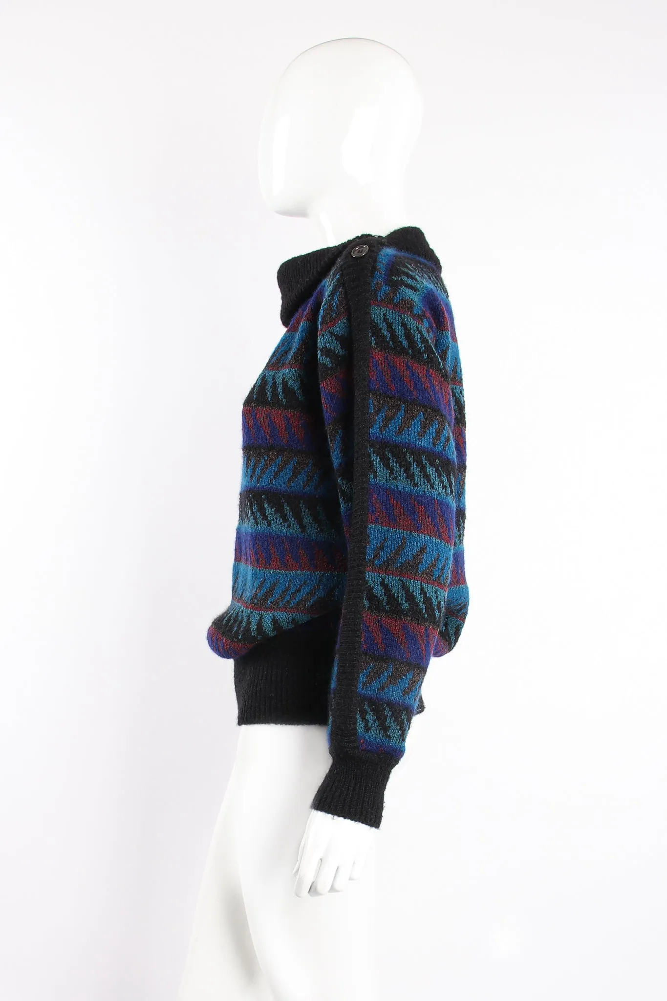 Sawtooth Stripe Bateau Sweater