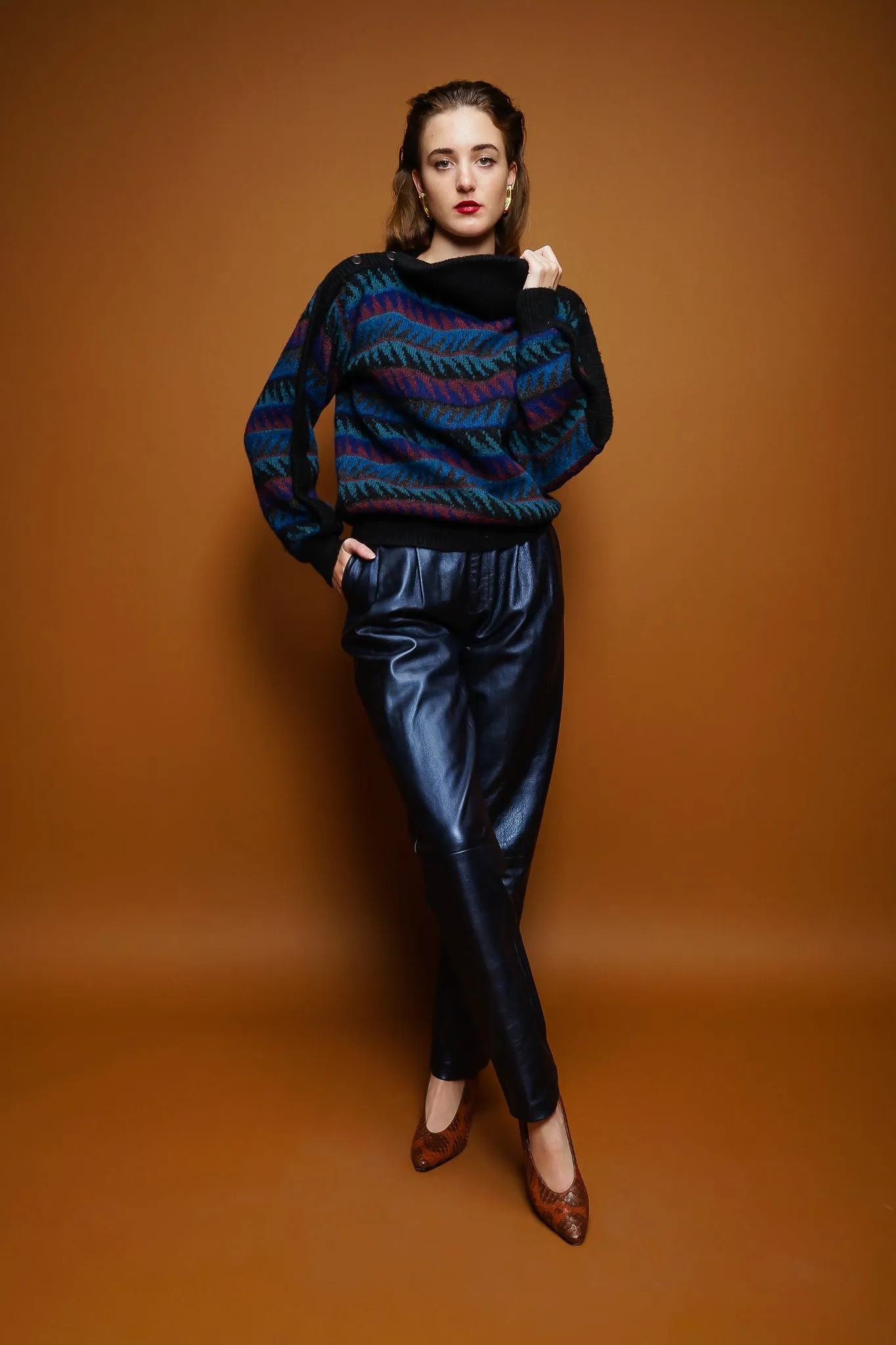Sawtooth Stripe Bateau Sweater