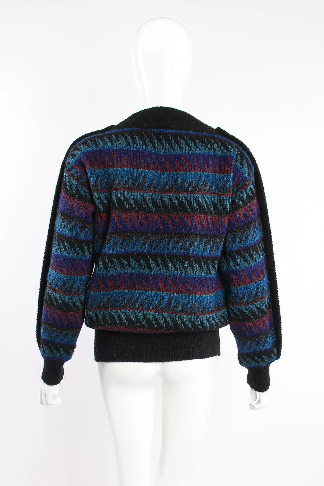 Sawtooth Stripe Bateau Sweater