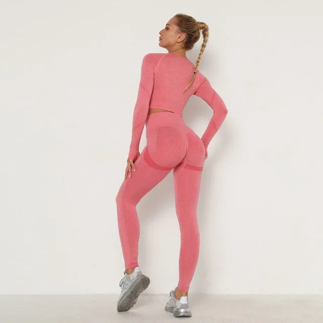 Seamless Yoga Pants Push Up Leggings Women Gym Sport Fitness Yoga High Waist Legging  Squat Proof Sports Energy Workout Leggins
