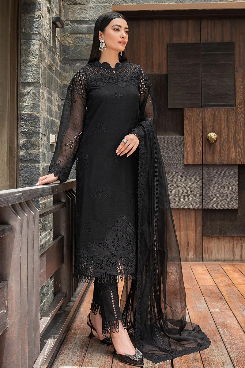 Selene MMC22-02 | Mushq Zeenat Casual Pret Collection 2022 | Ready to Wear Cotton Net Suits