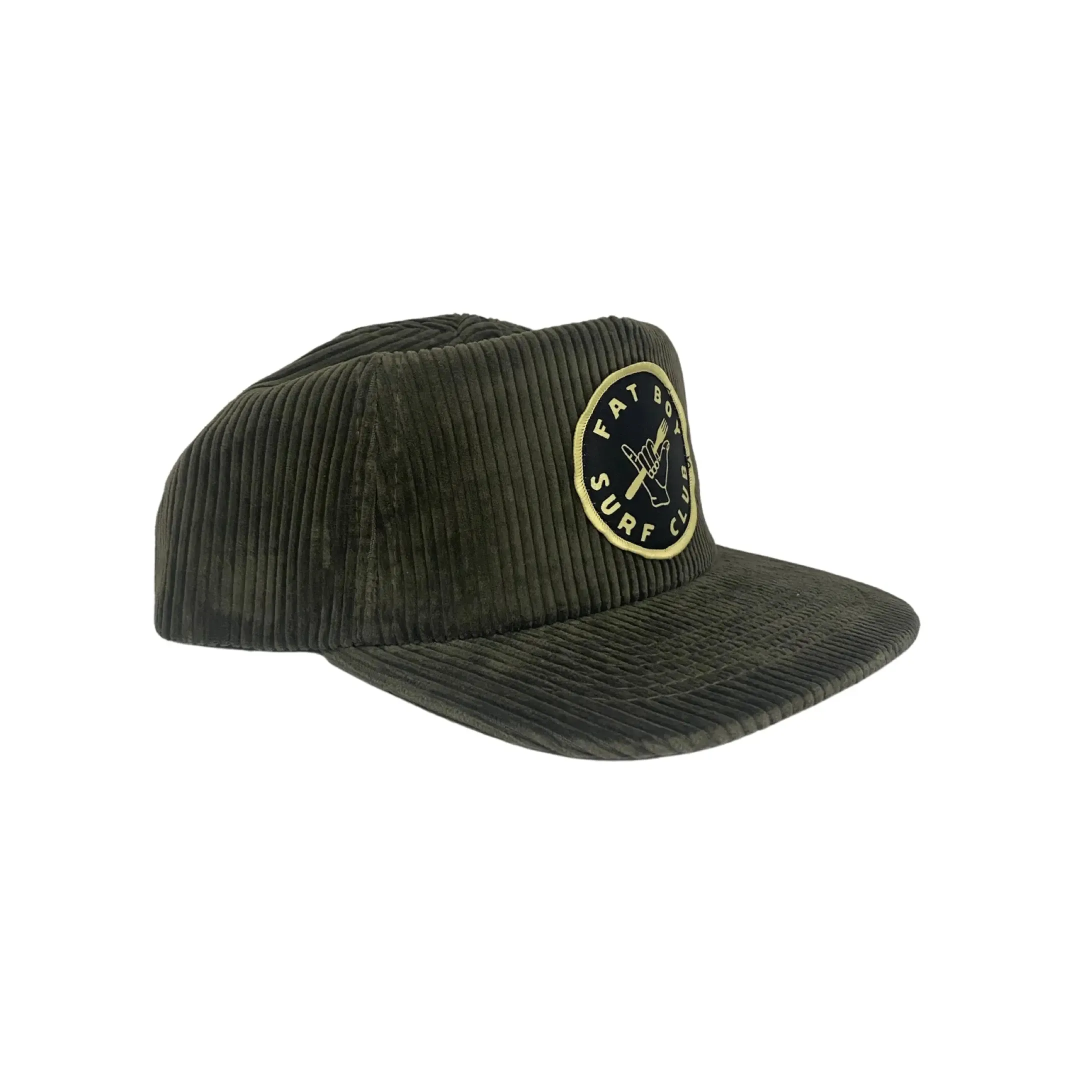 Shaka Fork Corduroy Surf Hat - Olive