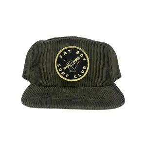 Shaka Fork Corduroy Surf Hat - Olive
