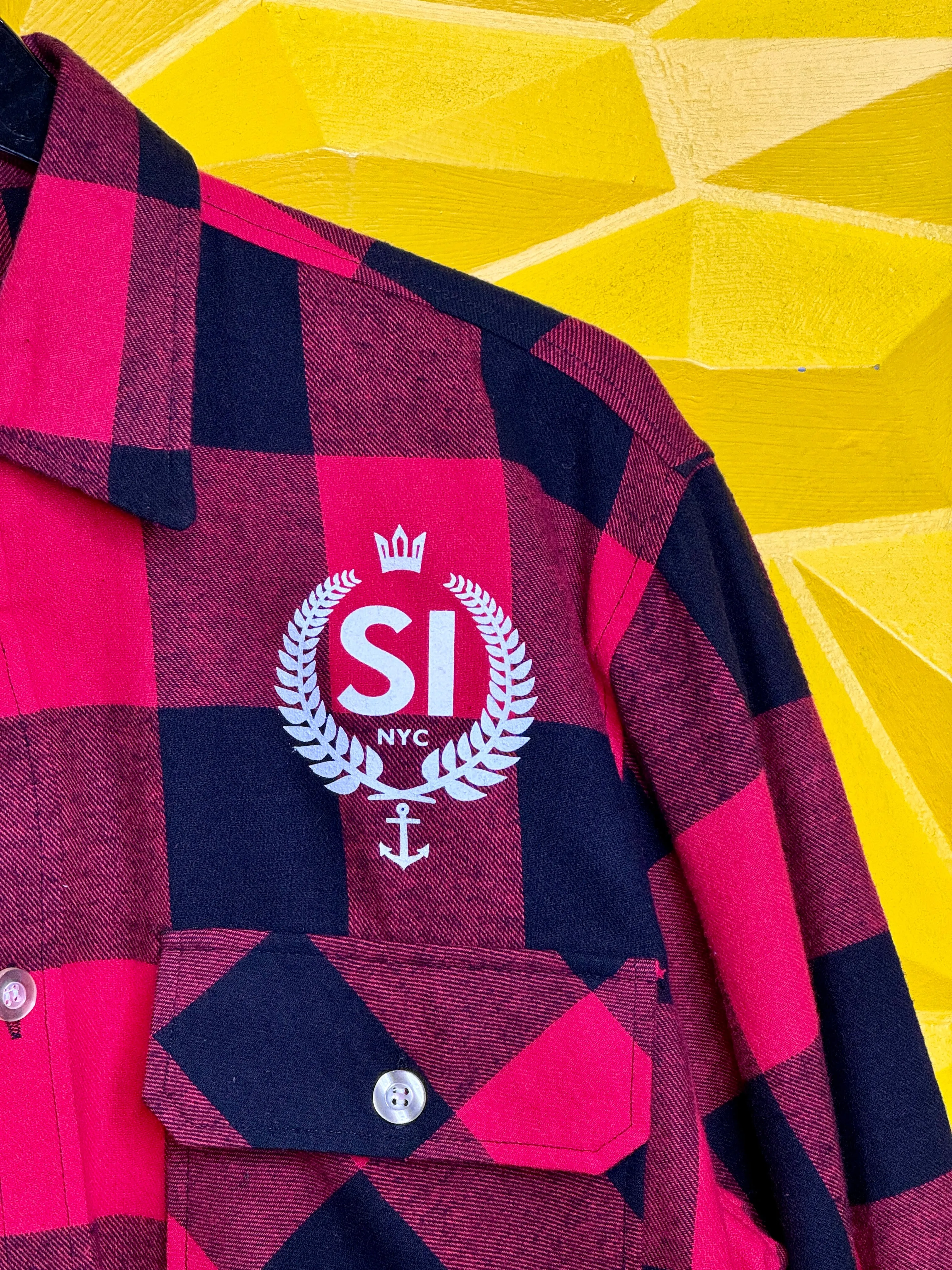SI Crest Flannel Red/Black