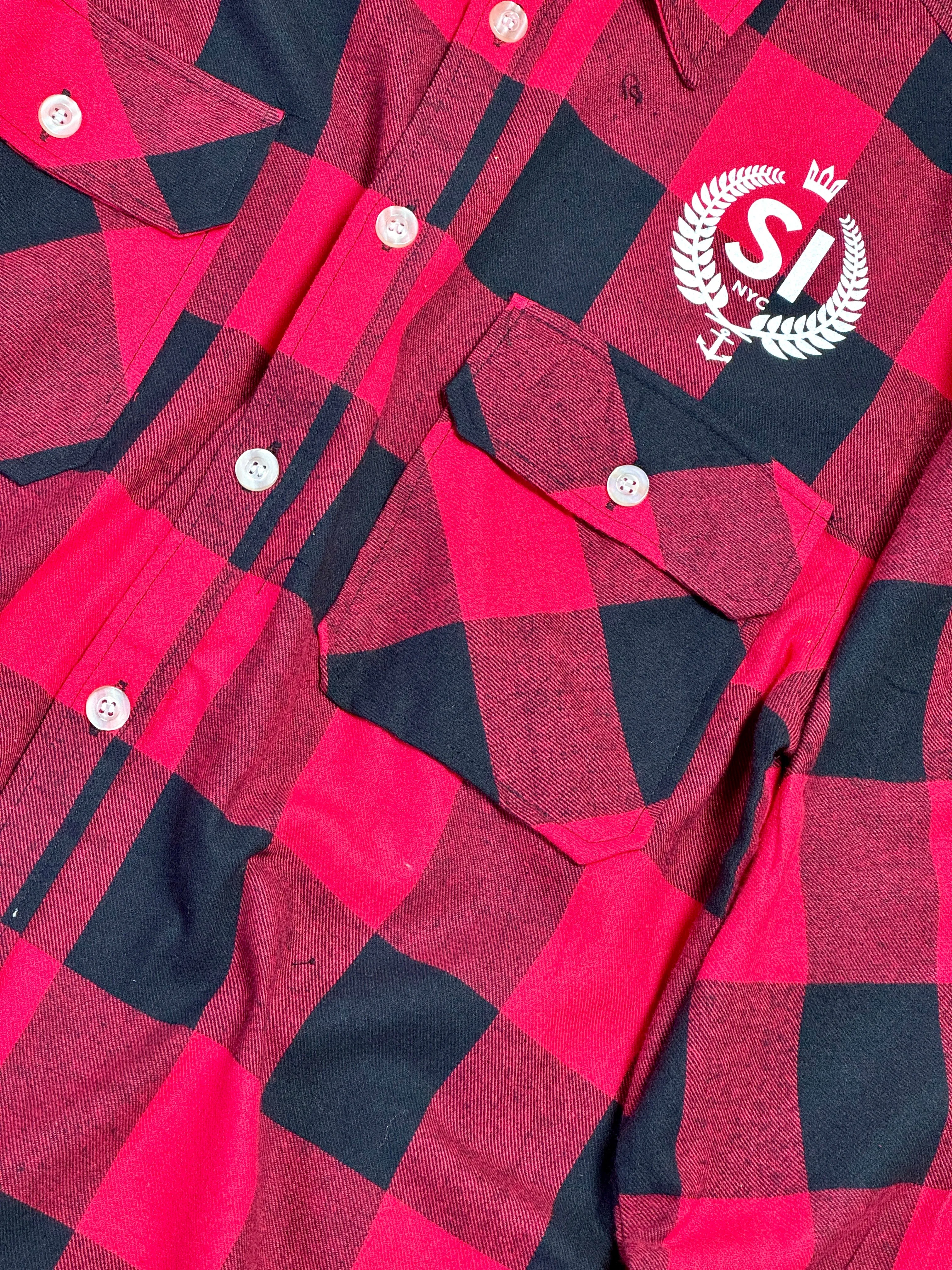 SI Crest Flannel Red/Black