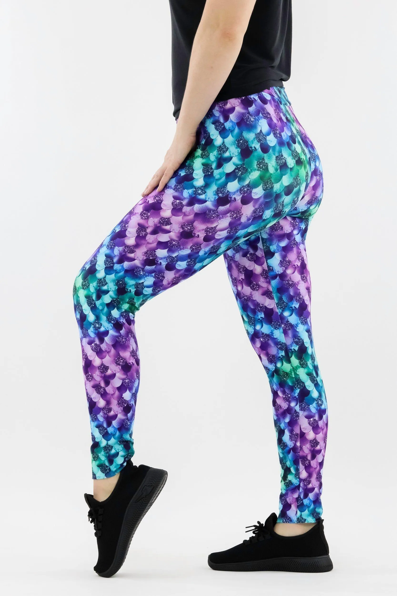 Siren Mermaid - Casual - Long Full Leggings