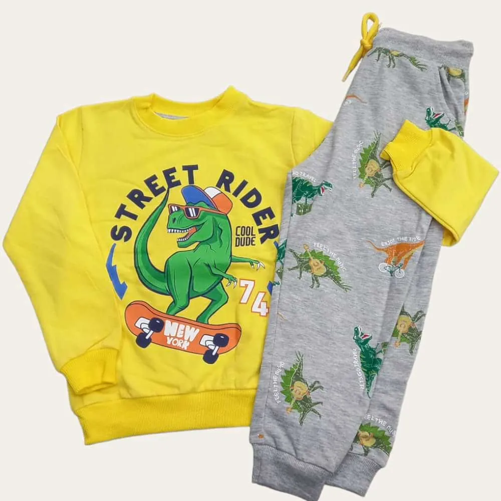 Skating T-Rex Jogging Set