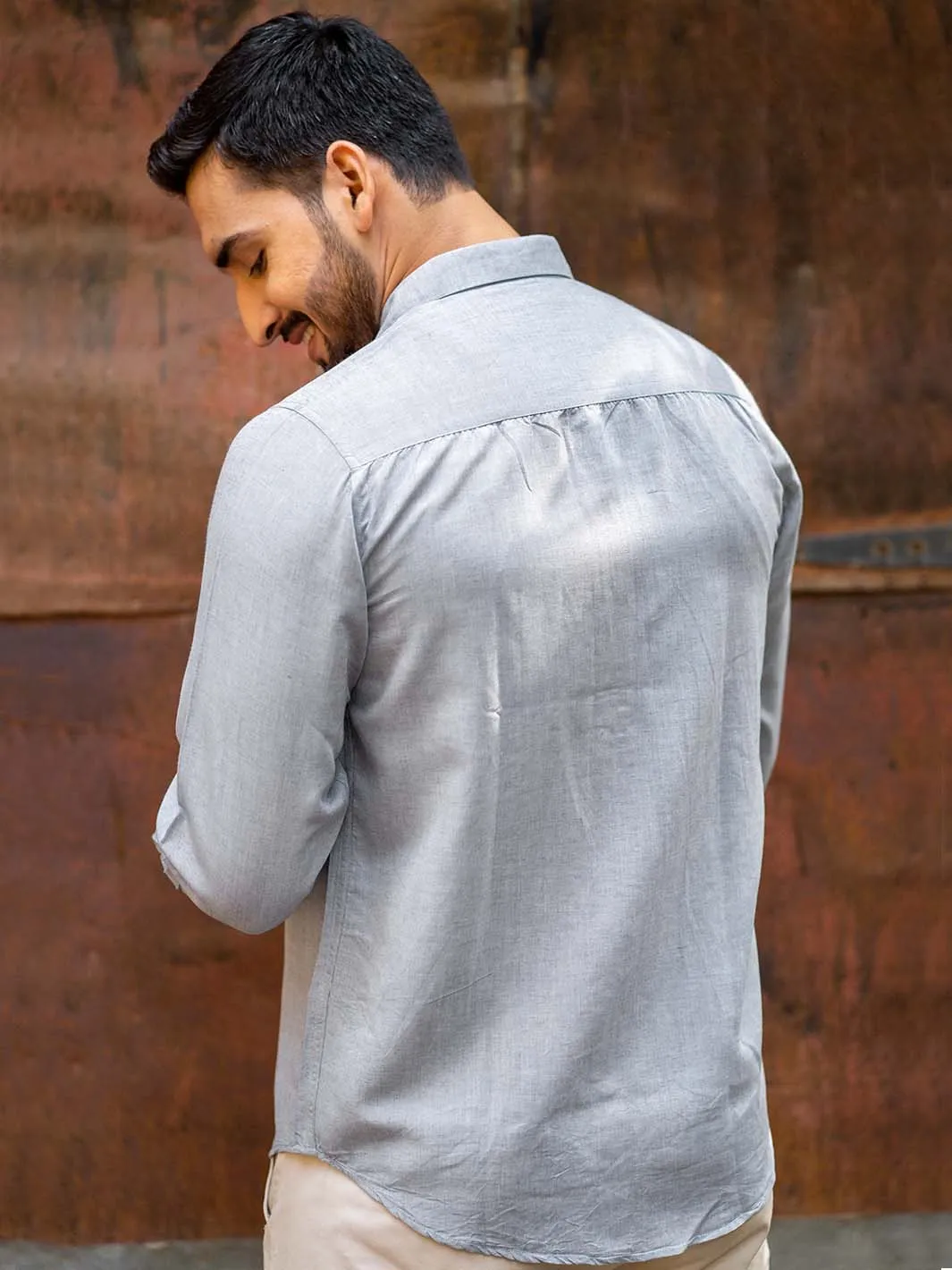 Slate Grey · Full Sleeve Shirt