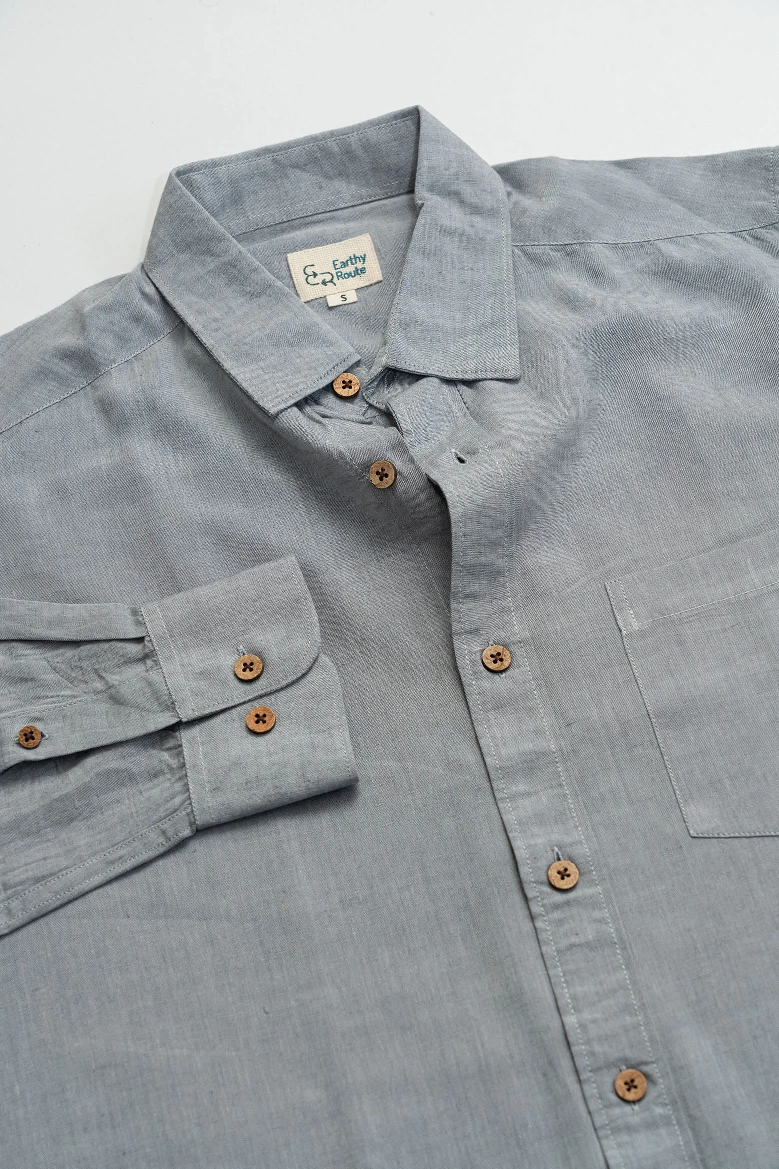 Slate Grey · Full Sleeve Shirt