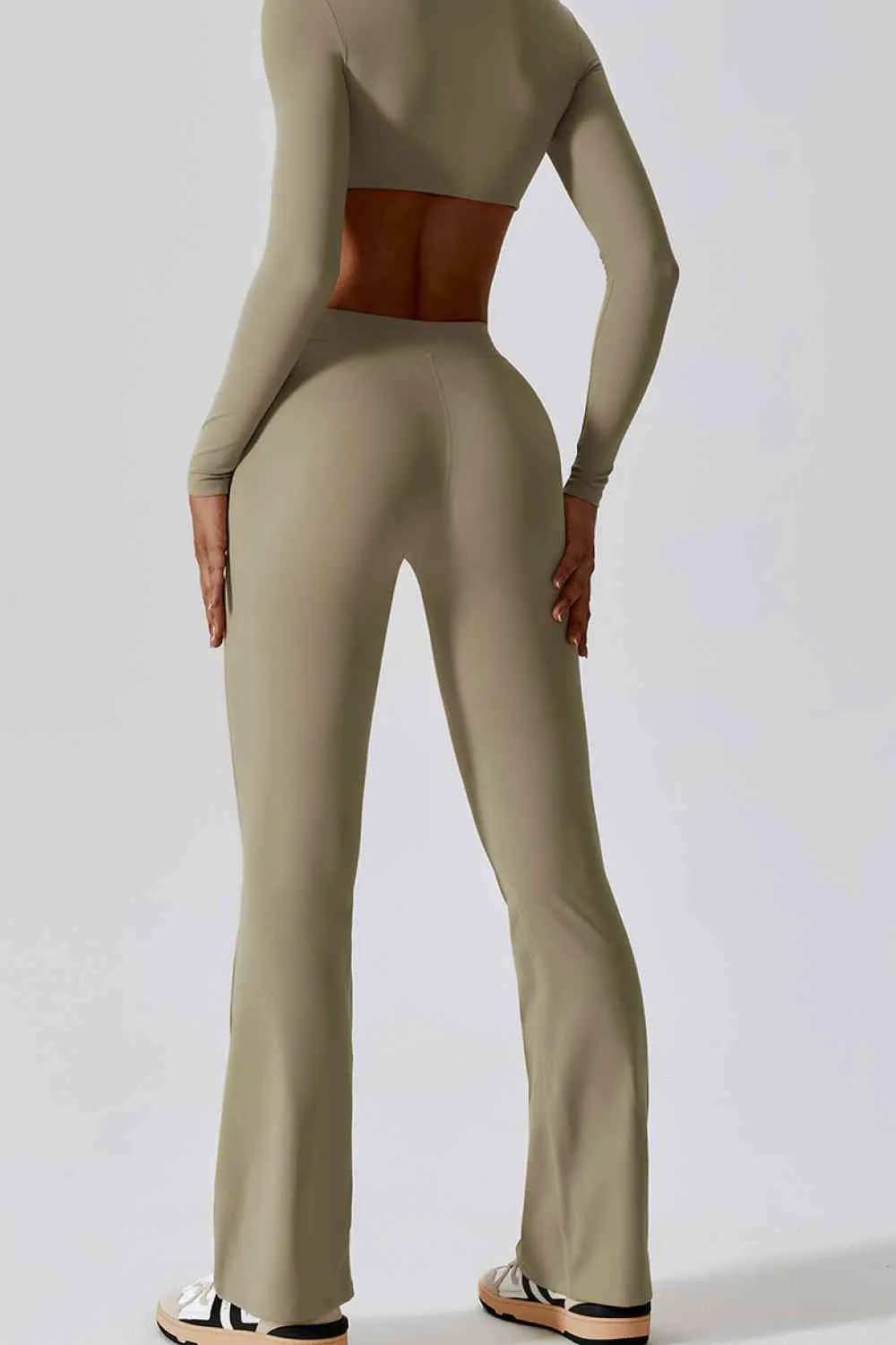 Slim Fit High Waist Long Sports Pants