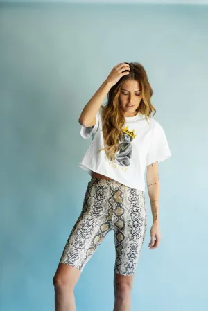 Snake Charmer Biker Shorts