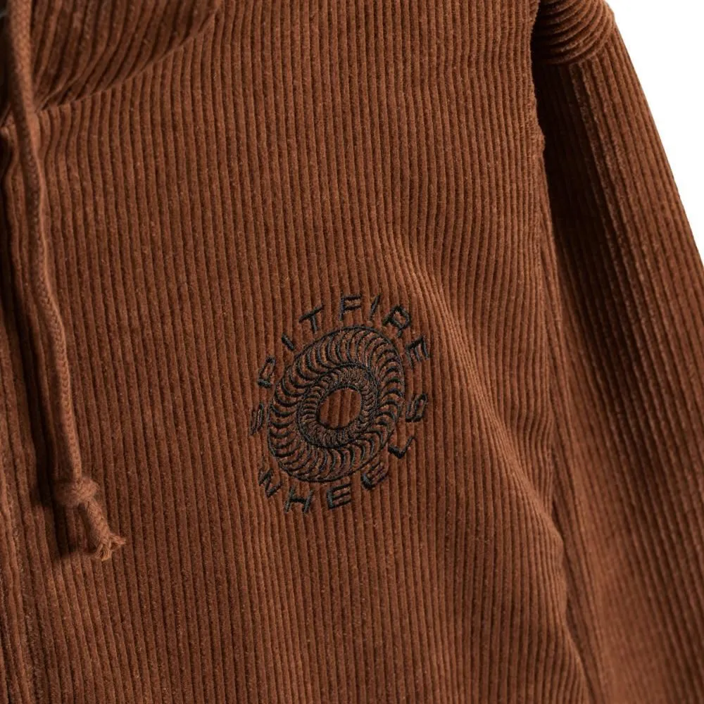 Spitfire Jacket Classic '87 Swirl Corduroy - Brown / Black Emb