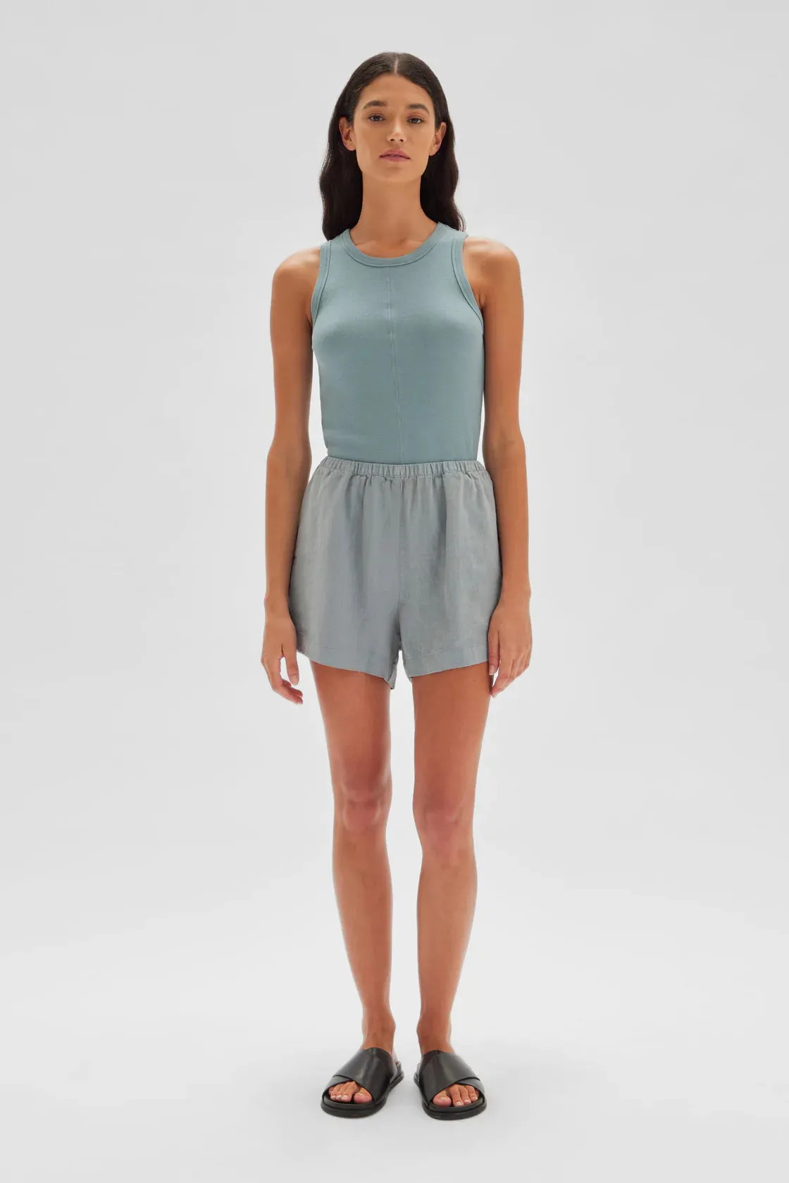 Stella Linen Short Pacific