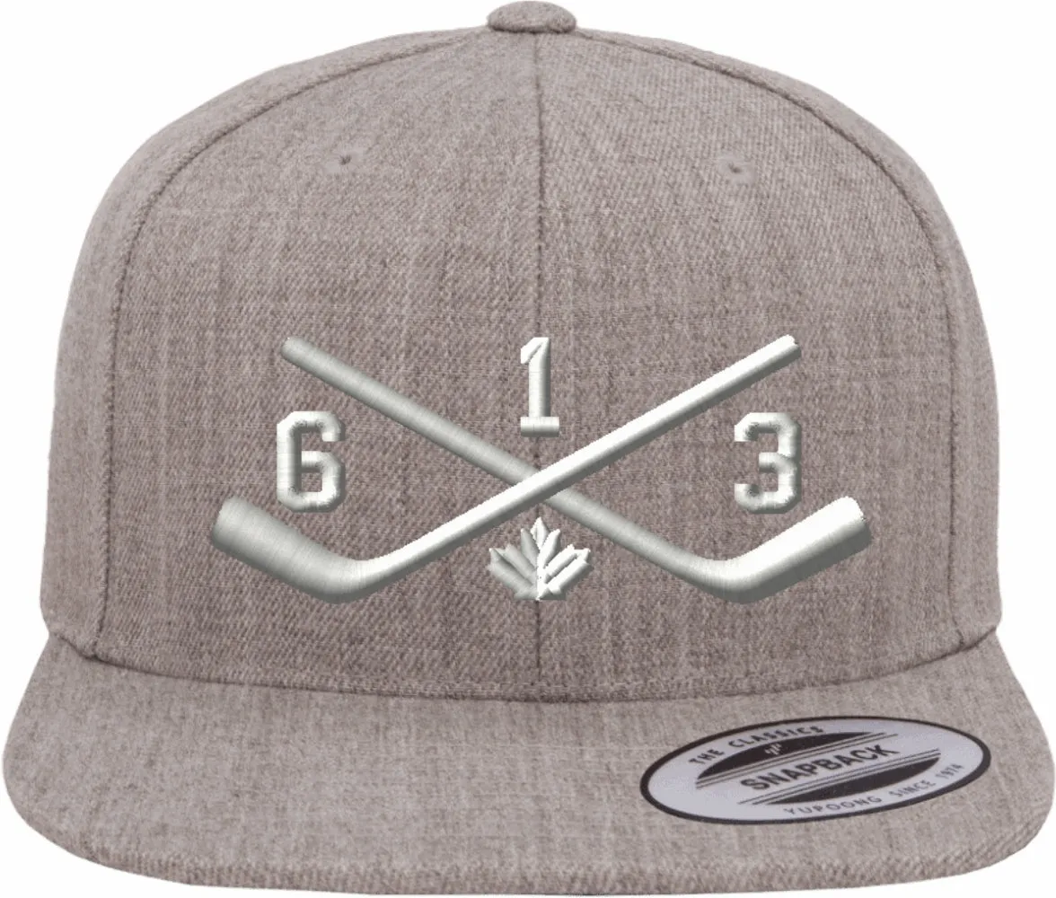 STICKS 613 Ottawa Snapback Heather Grey