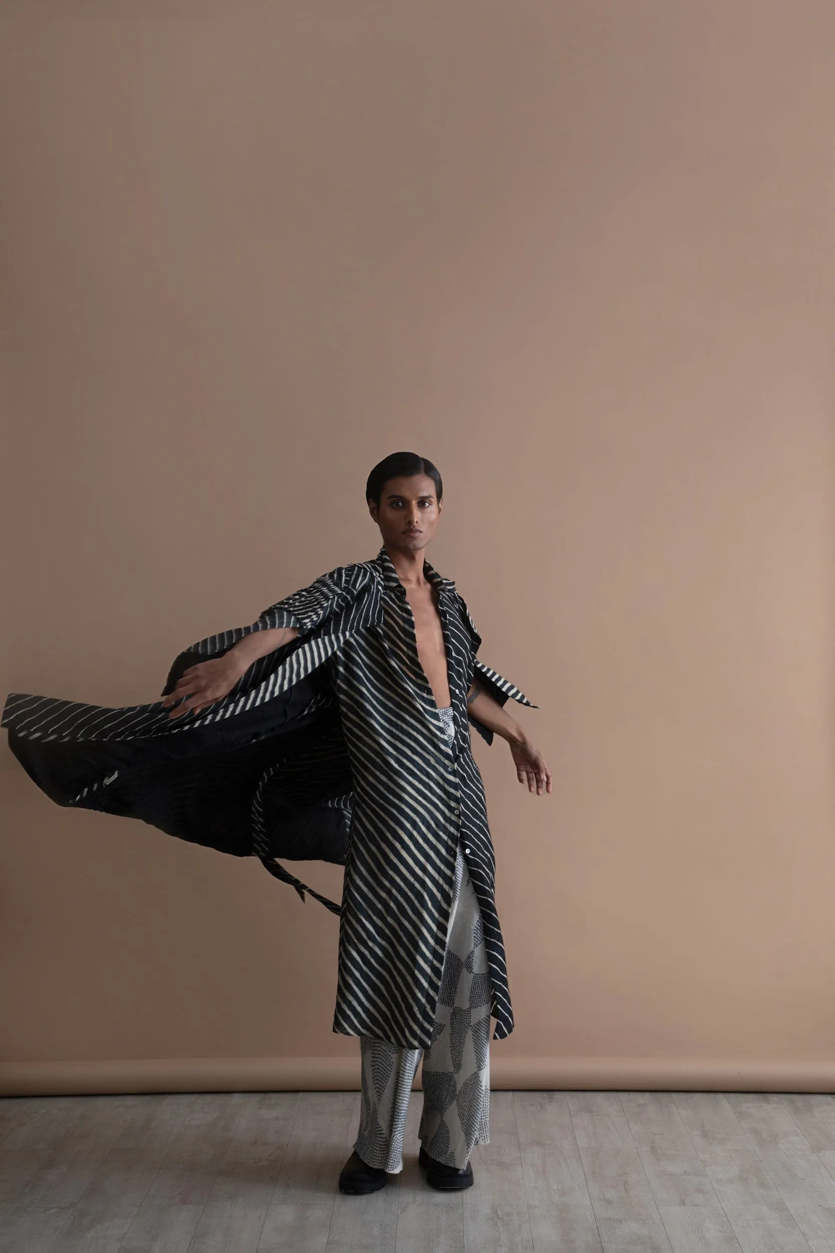 Summer Dress Cyprus Tussar Silk Fashion Edit Kai-04 Urvashi Kaur