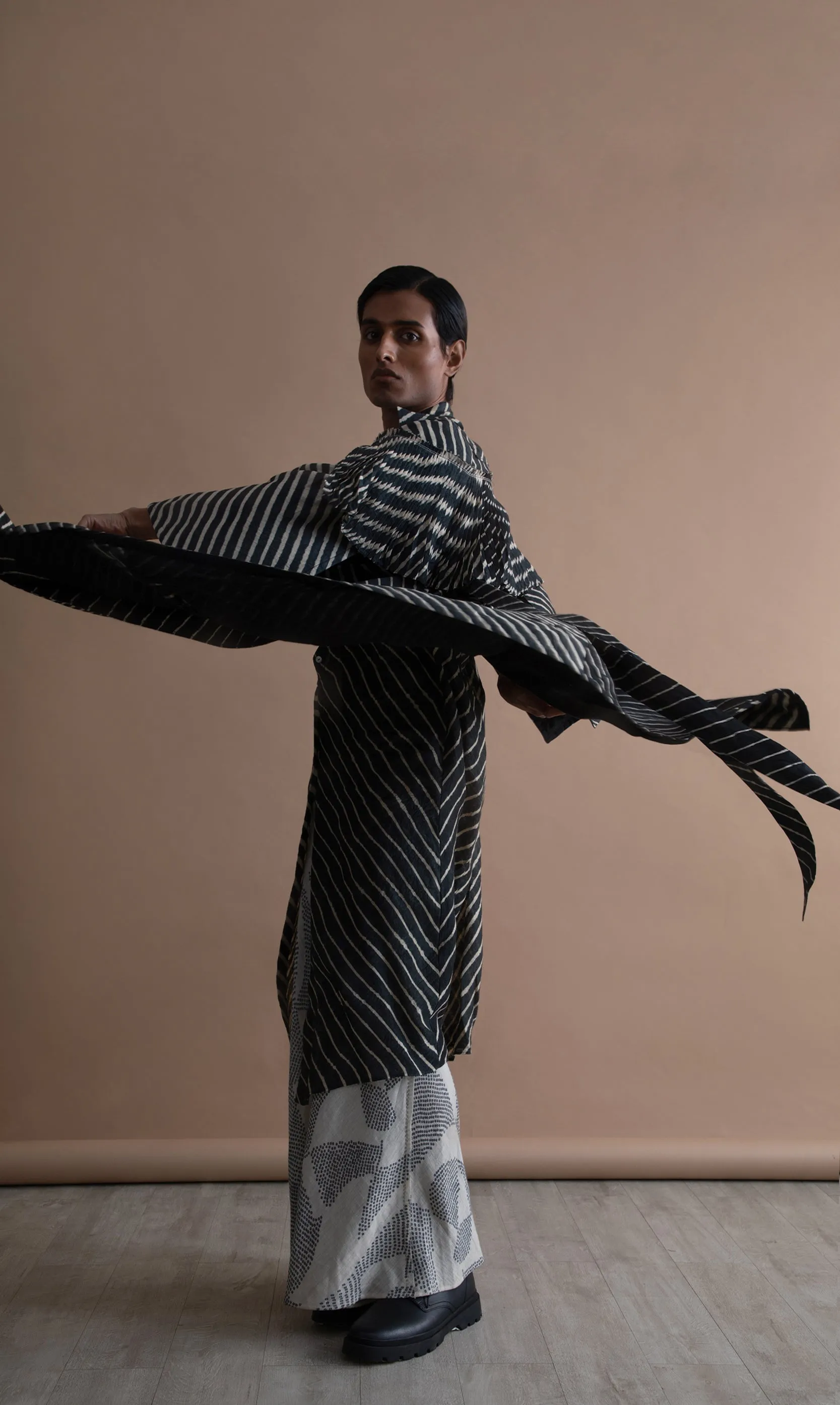 Summer Dress Cyprus Tussar Silk Fashion Edit Kai-04 Urvashi Kaur