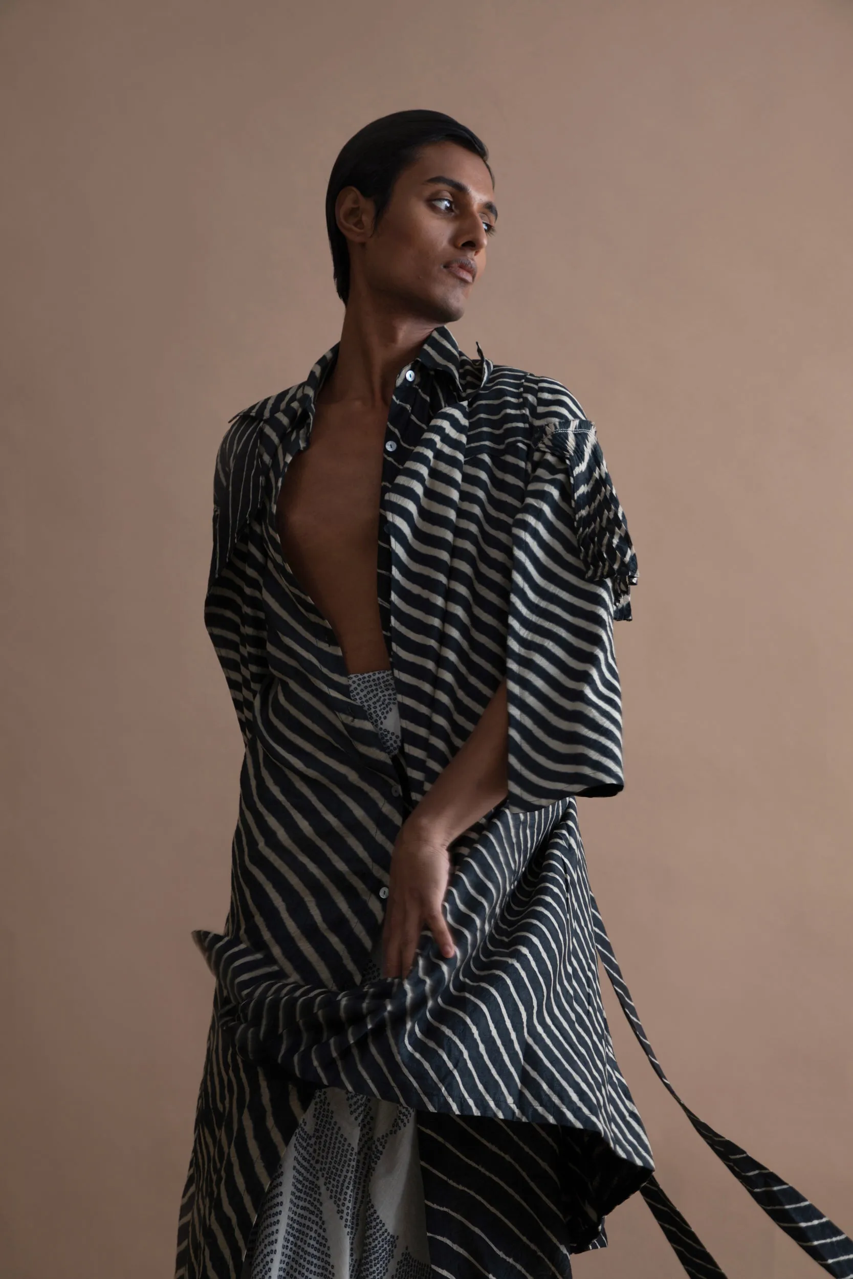 Summer Dress Cyprus Tussar Silk Fashion Edit Kai-04 Urvashi Kaur