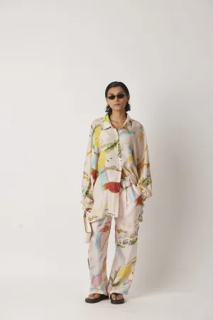 Summer Iwoa Pant Straight Silk Iwoa Drawstring-Unwillted-Fashion Edit-Yc14P-99 Yc14Np -04-Yavi