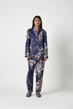 Summer Jacket Linen Satin Agung Printed-Fashion Edit Java 3-7JV-130-Payal Pratap