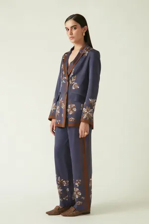 Summer Pant Linen Satin Takengon Printed-Java E2-Fashion Edit-2JV-35-Payal Pratap