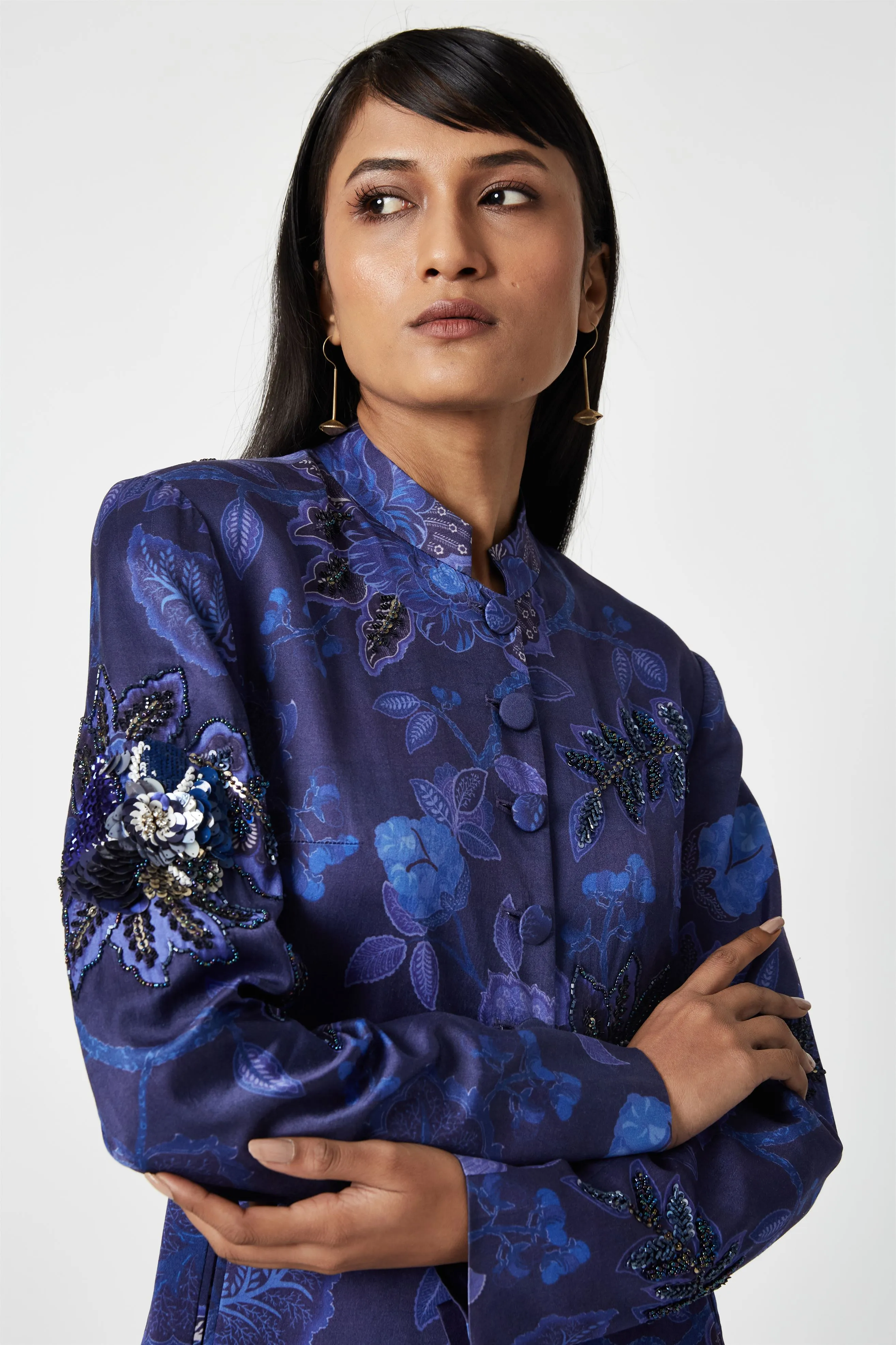 Summer Pants Linen Satin Bogor Printed-Fashion Edit Java 3-2JV-115B-Payal Pratap