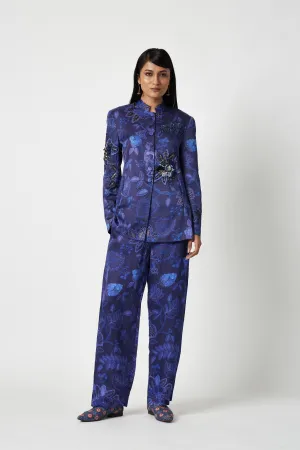 Summer Pants Linen Satin Bogor Printed-Fashion Edit Java 3-2JV-115B-Payal Pratap