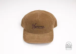 Supreme Hat "Corduroy Script Logo"