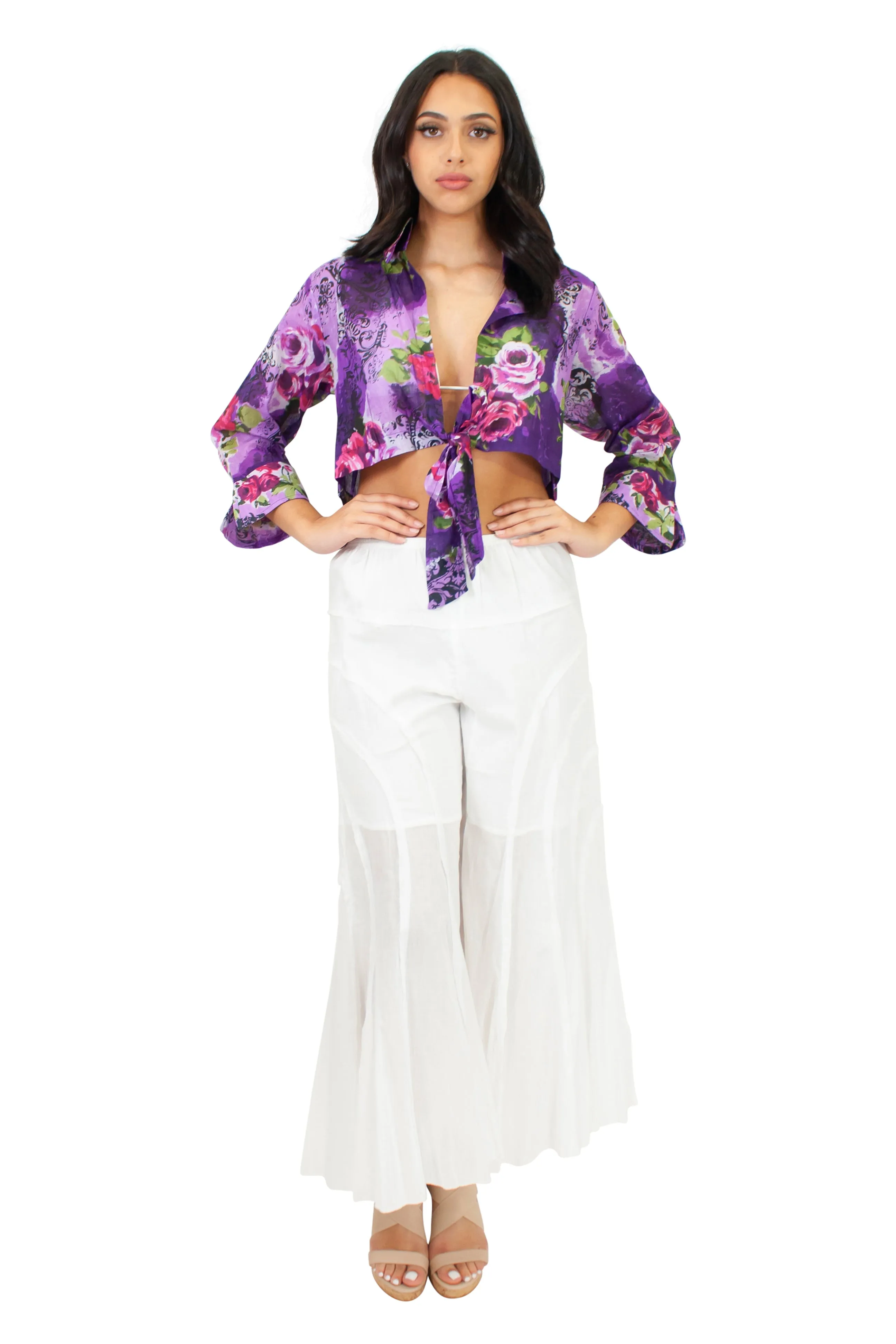 T-81 Blouse in White
