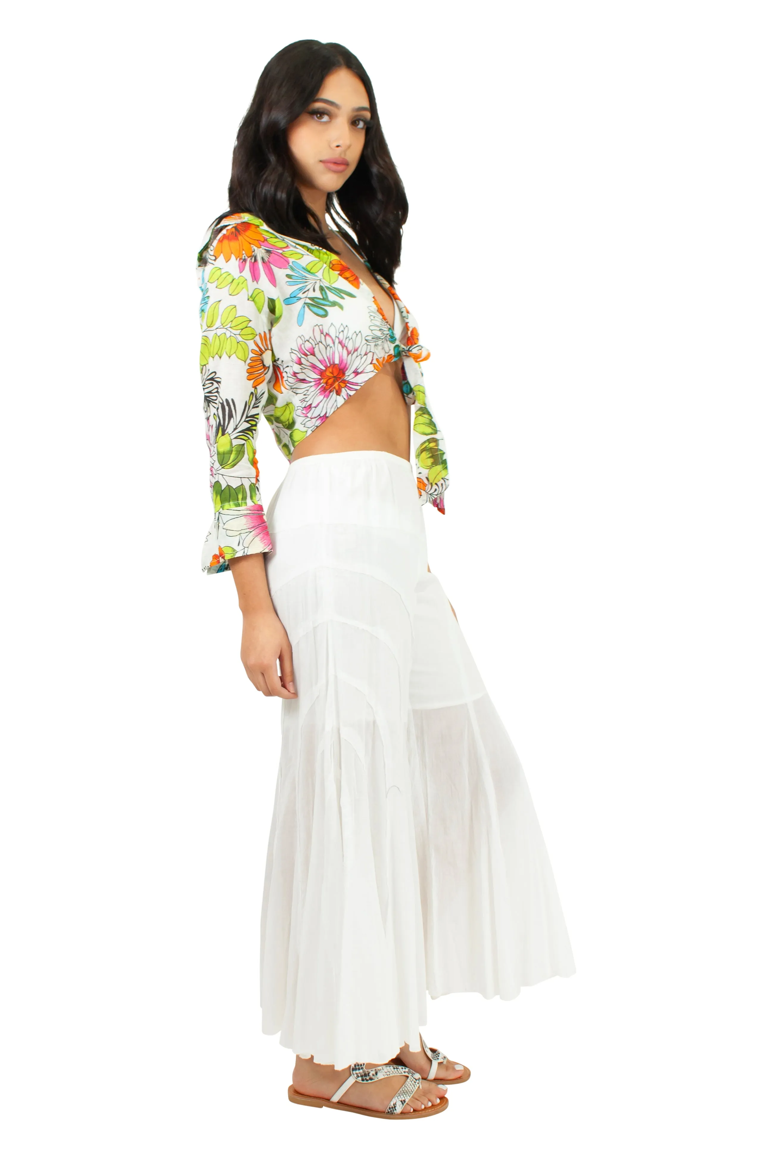 T-81 Blouse in White