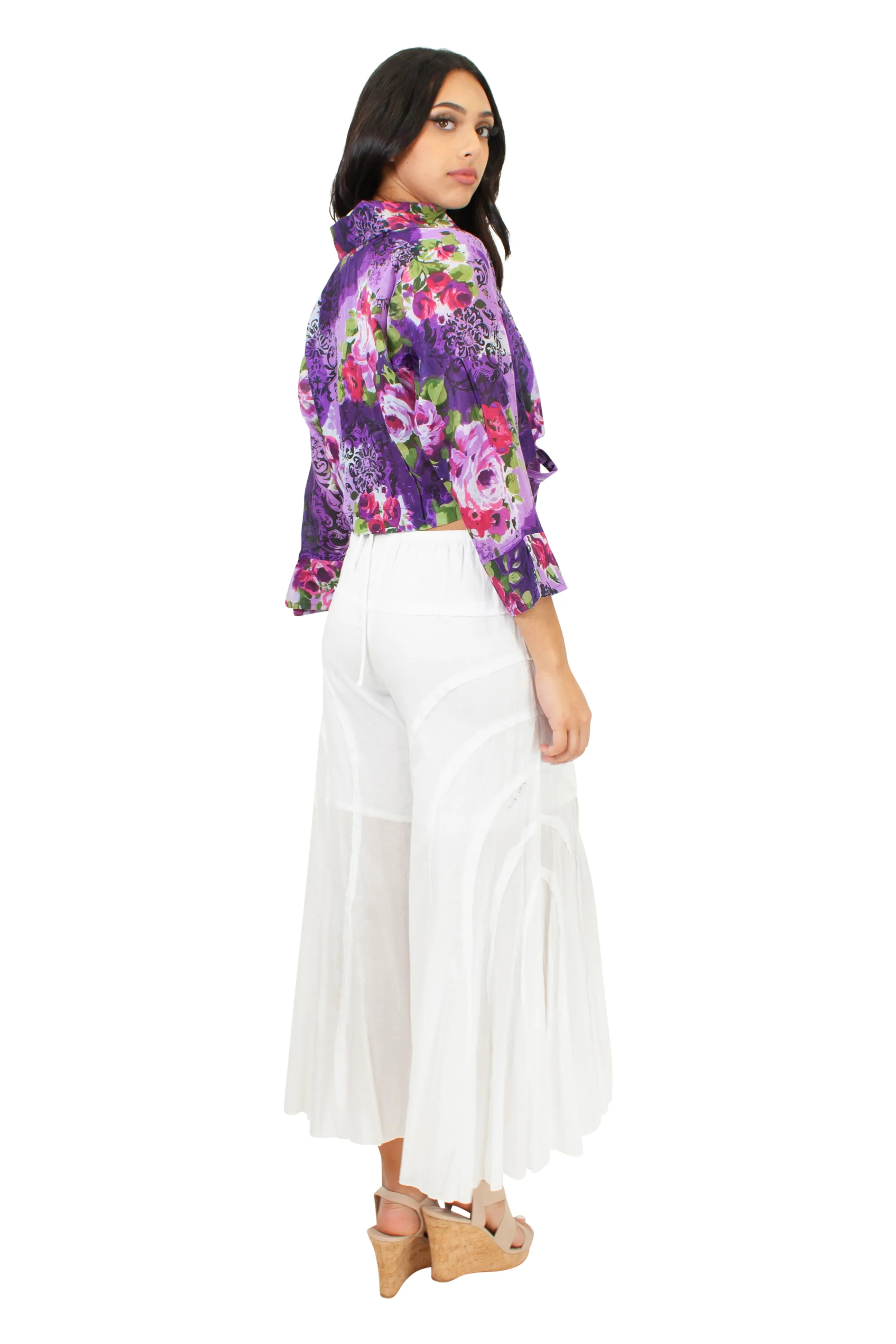 T-81 Blouse in White